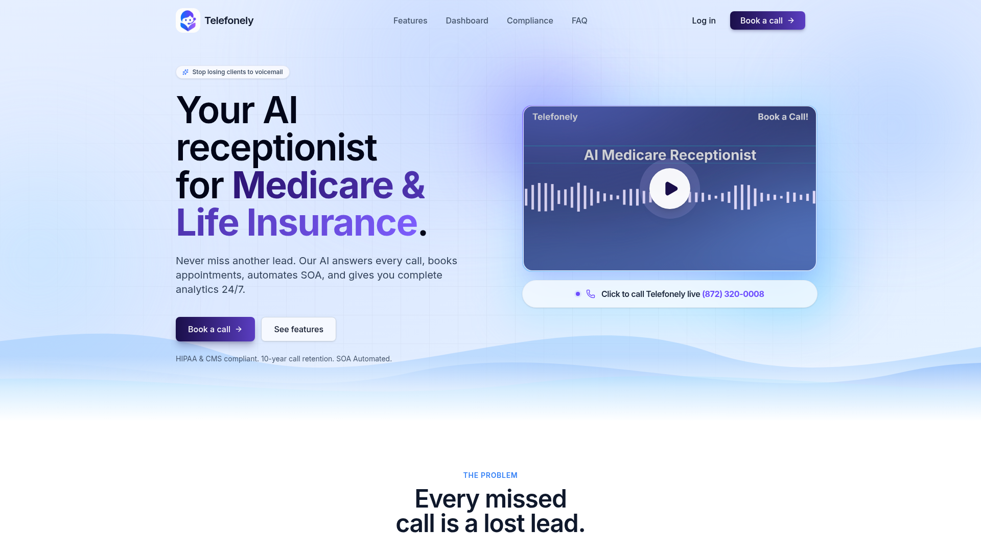 Telefonely homepage